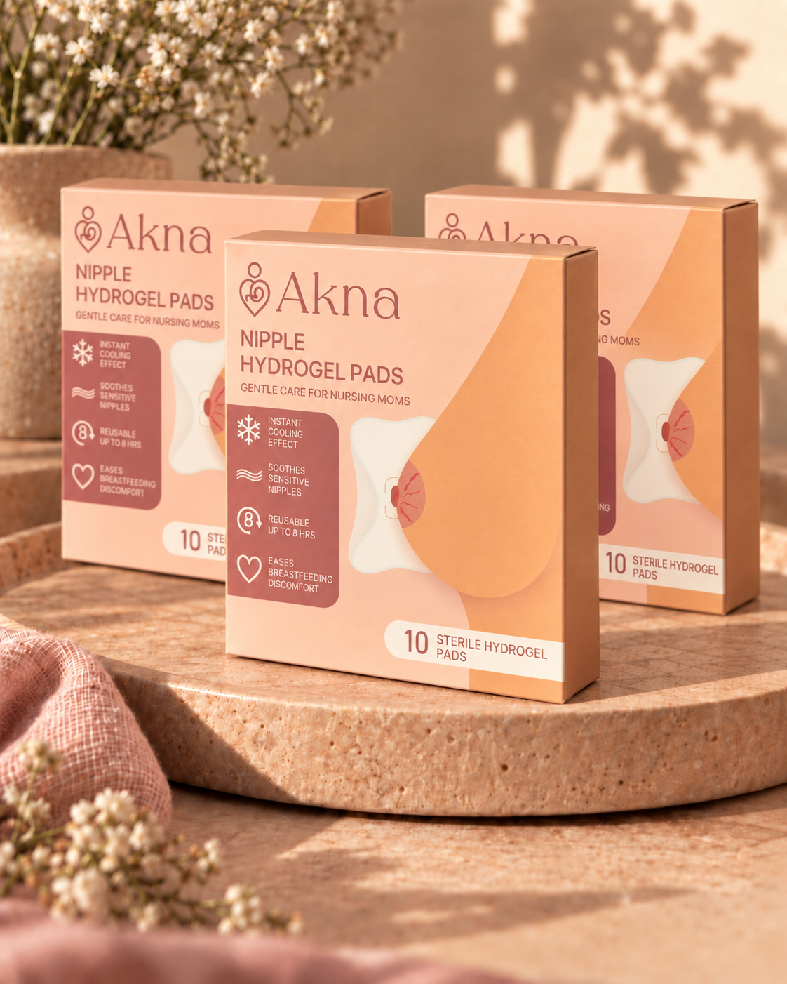 Nipple Hydrogel Pads
